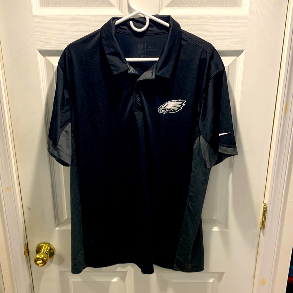 Nike Philadelphia Eagles Field Polo Black
